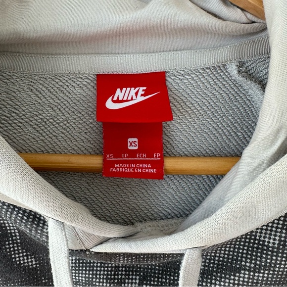 Nike Grey Modern Glacier Cropped Hoodie XS - Picture 7 of 8